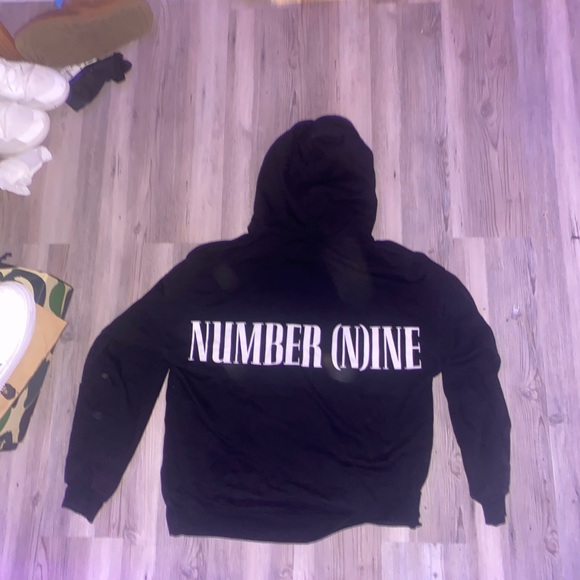 Number (n)ine hoodie black